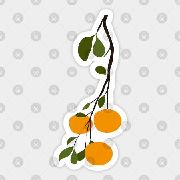 Branch of citrus Sticker by grafart